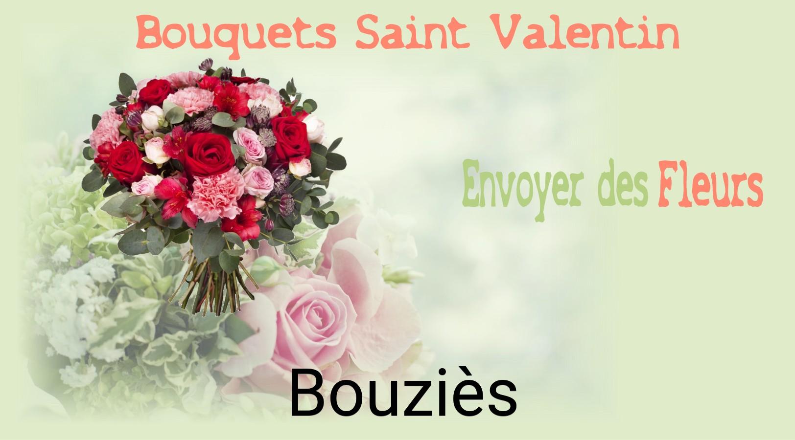 Roses de Saint-Valentin livrées à Bouziès
